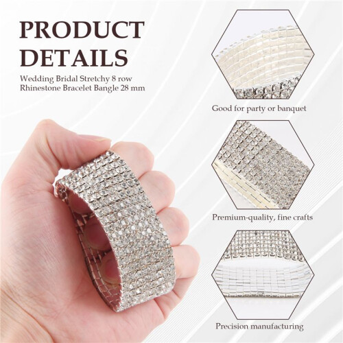 Diamante Cristal Bracelet Extensible (1 RANGeE) 1