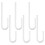 6pcs Acrylic Pipe U Shape Tube Bend for Aquarium Co2 System/Diffuser 1