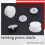 50 pcs T3 KAM SNAPS press studs Scrapbook Sewing buttons white 4