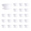 50 pcs T3 KAM SNAPS press studs Scrapbook Sewing buttons white 7