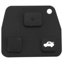 3 Buttons Remote Key Repair Kit Case Fob Button Pad Rubber for  Avensis