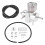 Universal Car Adjustable Fuel Pressure Regulator with Gauge Silver 1