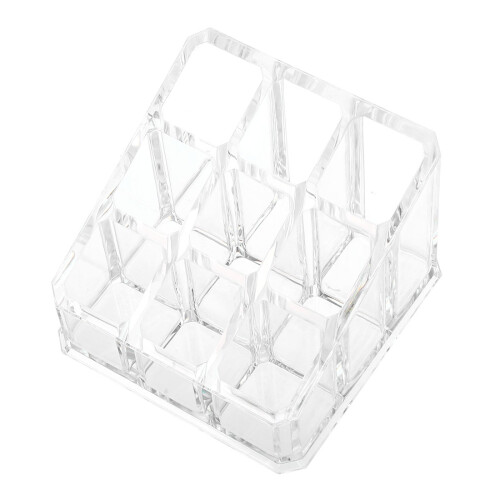 Makeup 9 Lipstick Acrylic Storage Display Stand Case Rack Holder Organizer 1