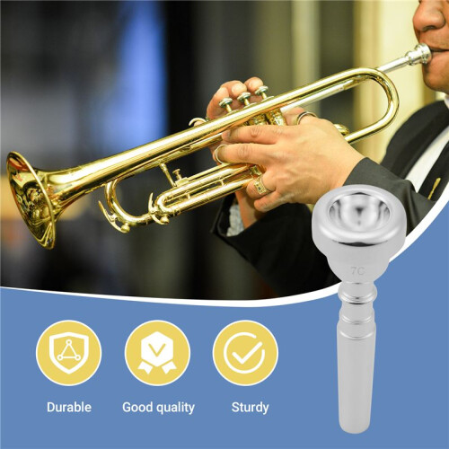 Spare Part Light Silver Plating Trumpet 7C Mouthpiece 1