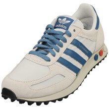 (40 2/3) Adidas LA TRAINER OG Herren Fashion Sneaker Off White Blau