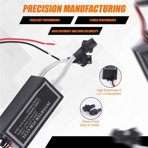 2x CCFL Alone Anelli Inverter Zavorra per  Per E36 E38 E39 E46 X3 CCFL Angelo occhi 2