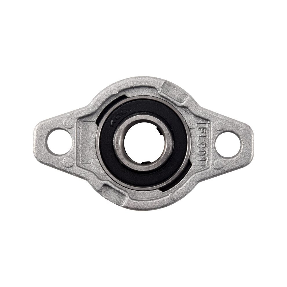 Fl001 Zinc Alloy 12Mm Bore Self Aligning Pillow Block Bearing Flange Gray/Black 6034189219537