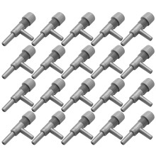 Aquarium Fish Oxygen Air  Tubing Flow Control Valve 20 Pcs Gray