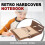 Retro Personality Notebooks Journal Notepads Ring Binder Diary Notebook Light brown S 5