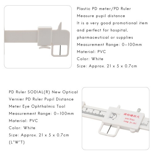 New Optical Vernier PD Ruler Pupil Distance Meter Eye Ophthalmic Tool