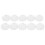 10 pcs Small round transparent plastic coin capsules box 24mm 1