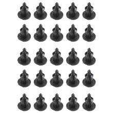 25 Pcs Plastic Push in Car Bumper Door Rivets Clip 10mm Hole