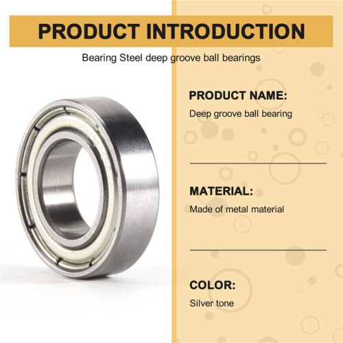 10Pcs 6800Z 10 X 19 X 5mm Single Row Shielded Deep   Bearing 1