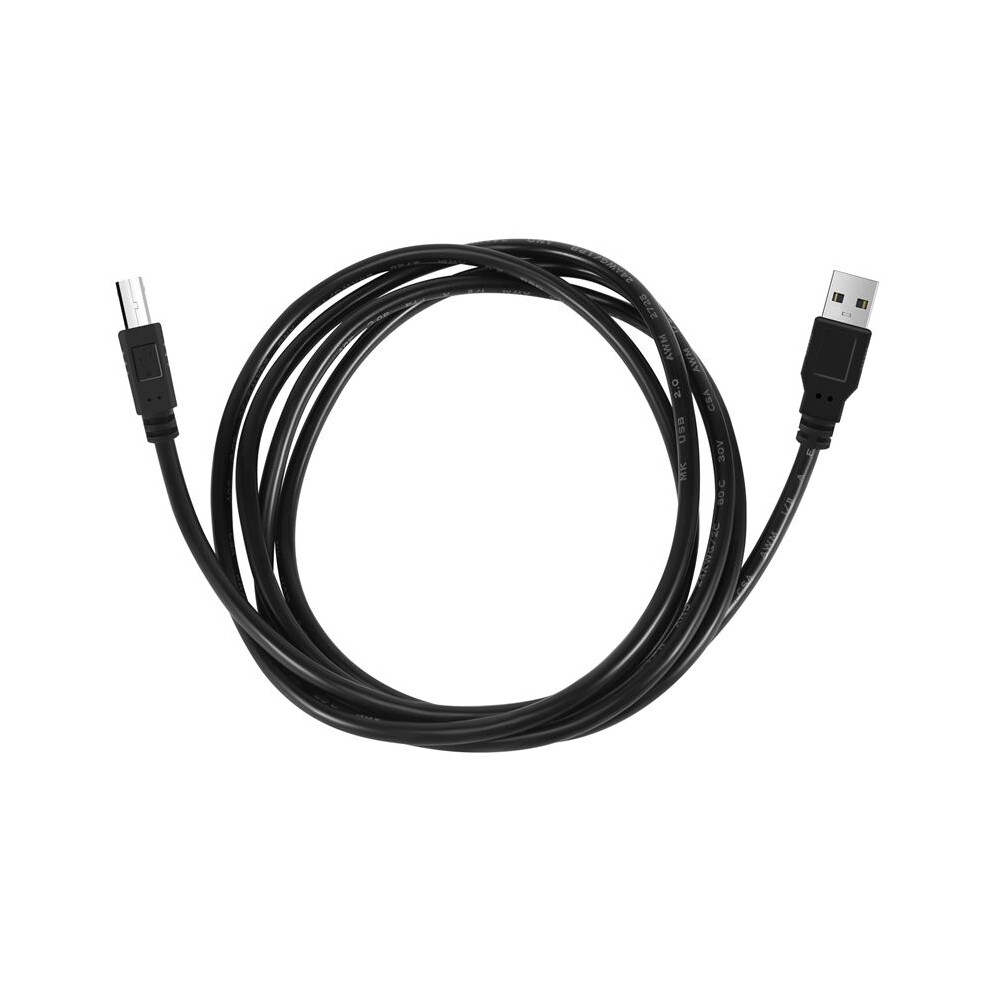 For Pixma Usb 2.0 Printer Cable Cord A-B 1.8M Black 6031386912599