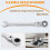 1PC Flexible  Ratchet Metric Spanner Open End And Ring Wrenches Tool 10mm 2
