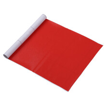 DIY 30x127 3D Carbon Fiber Decal Vinyl Film Wrap Roll Adhesive Car Sticker Sheet Red