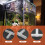 Plastic 3-way T-shape Aquarium Air Valves 100 Pcs Clear White 5
