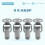 Cabinet Silver Tone Spring Loaded Toggle   Hasp 4 pcs 2