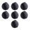 7 pcs. 8mm hole black gas stove cooker rotary  knobs for the kitchen 1