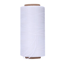 260M 150D 1MM Leather Sewing Waxed Wax Thread Hand needle Cord DIY New Color:White