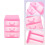 translucent Drawer type plastic Storage Box（rose red 3 Layers） 6