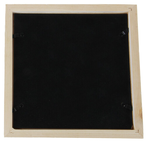 Square Thick Pine Wood Photo Frame Wall Picture Frame (White,8 Inch)