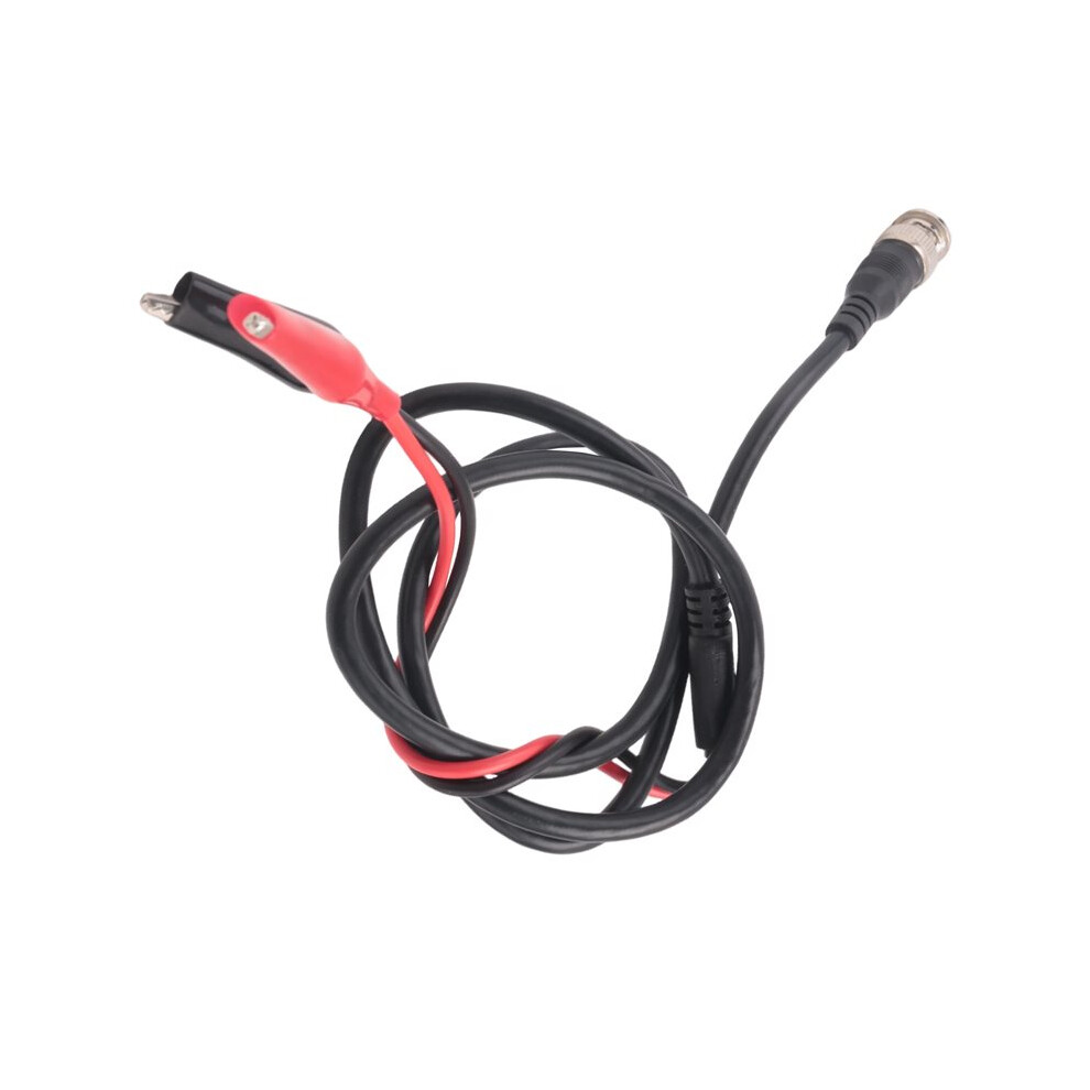 P1011 Bnc Q9 Male Double Dot Crocodile Oscilloscope Lead Test Probes Cable 1M 4714092071508