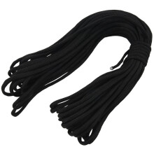 Paracord 550 Parachutetouw 7 Kernstreng voor Klimmen Camping Gesptouw Zwart 50FT