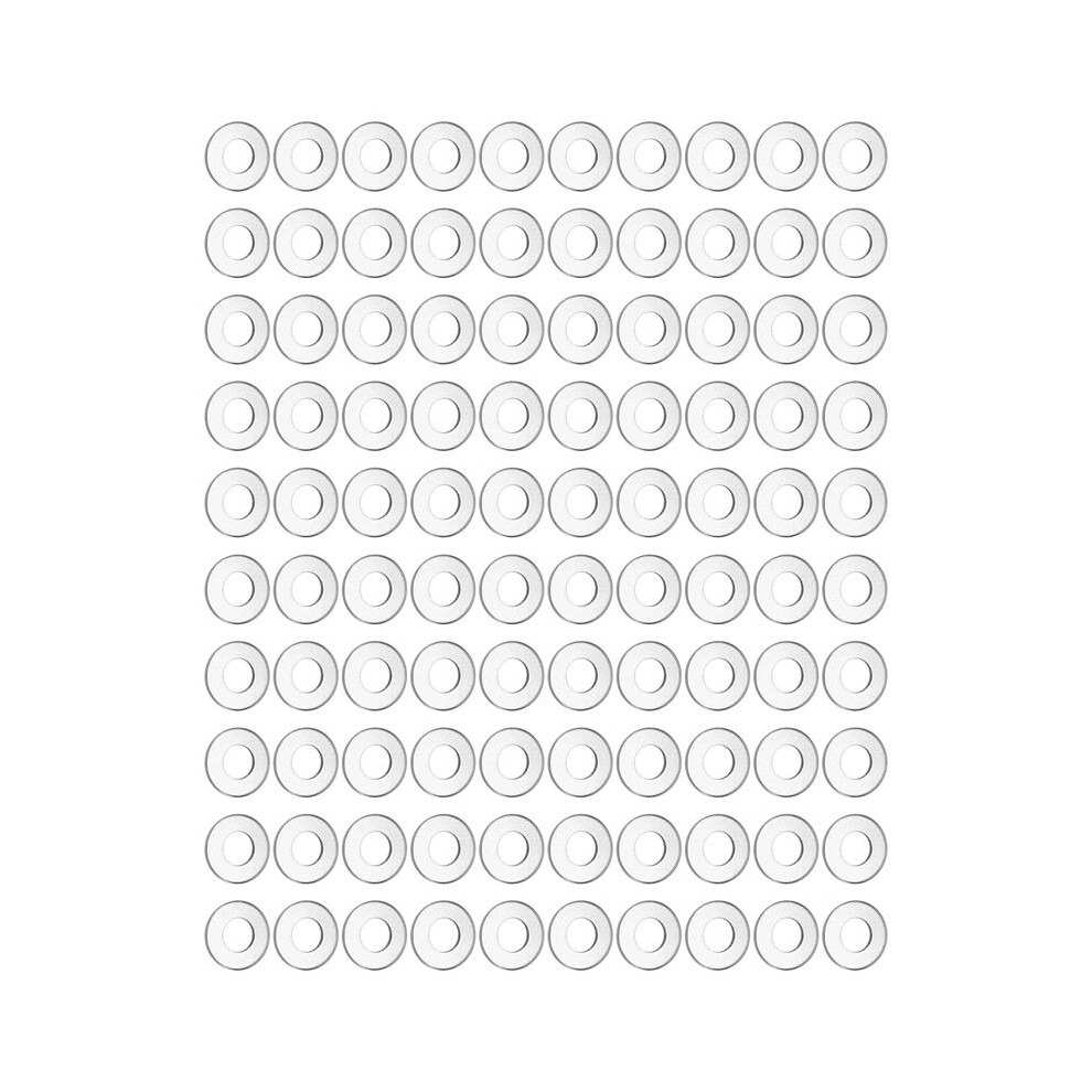 100Pcs M3 3 Mm Metric 304 Stainless Steel Flat Washer 6031106891845
