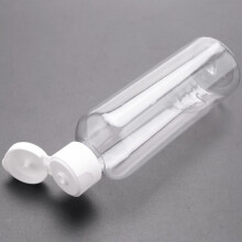 4 X 100 Ml Plastikowe Przezroczyste Butelki z Klapką Szampon PodróżNy Balsam Pojemnik Kosmetyczny