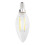 Dimmable E12 2W COB Edison Candle Flame Filament LED Light Bulb Lamp 10*3.5cm 1