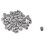 50pcs M3x3mm Stainless Steel Hex Socket Set Cap Point Grub Screws Silver 1