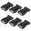 4pcs Plastic Side Quick Release Buckles Clip for 25mm Webbing Band Black 1