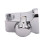 Adjustable Rotating Bathroom Shower  Hand Holder Wall Mounted Bracket Silver 1