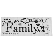 Removable Wall Decal Art Sticker Mural Home Living Room Decor Family Words