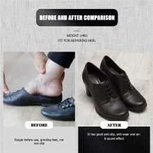 40PCS 20-Pair Rubber Heel Savers Toe Plates Taps DIY Shoe Repair Pads Size:56*24*3.1MM