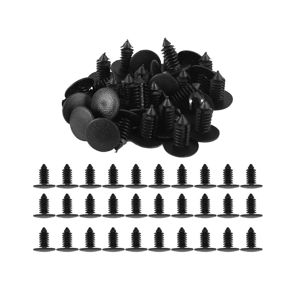30Pcs 9Mm X 8Mm Hole Plastic Car Fir Tree Clips Rivets Retainer 4712120898004