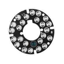 ÜBerwachungskamera 10 Mil 90 Grad Rot 5Mm 24 Led Lampe Ir Infrarot Lampe Bord