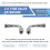 2 Tyre Valve Extension Adaptor Motorcycle Car Tire Stem Extender 90 Degree Angle 3