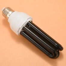 E27 40W UV Ultraviolet Fluorescerend Blacklight CFL Gloeilamp 220V Vorm: Recht Wattage Spanning: 40W  12V