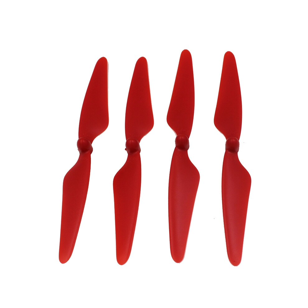 4Pcs For Hubsan H501s X4 Rc Quadcopter Propellers Blades 2Cw/2Ccw, Red 4713663186870