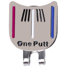 Magnetic cap clip removable metal one putt aiming set Color