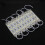 1*10pcs 5050 SMD 3 LED Module LED Strip String Light Waterproof  12V Cool White 4