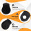 10pcs DS1990A-F5 TM Card iButton Tag with wall-mounted Black 6