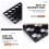 10PC 18650 Battery 4x5 Cell Spacer Radiating Shell Plastic Holder Bracket 18.4mm 2