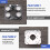 4 array IR led Spot Light Infrared 4x IR LED board for CCTV cameras night vision (52mm diameter) 2