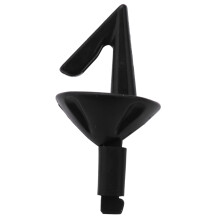 20pcs Black Fishing Bait Hanger Impact Shield Bait Sea Fishing Rig Hooks Bait Holders Clip Fishing Accessory