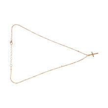 Zomer Gouden Ketting Kruisketting Klein Gouden Kruis Religieuze Sieraden