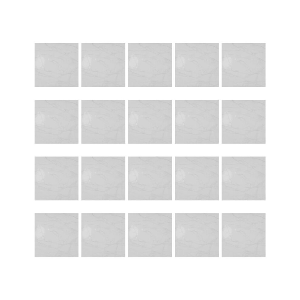 20Pcs/Lot Pvc Waterproof Tiles Diagonal Sticker 10X10cm Self Adhesive Wall Tiles Decal Furniture Bathroom 3D Floor Decor Sticker 6032093421602