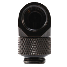 12,9 mm G1/4 Draad 90 Graden Roterende Buisconnectorfitting voor Pc-Waterkoeling, Zwart